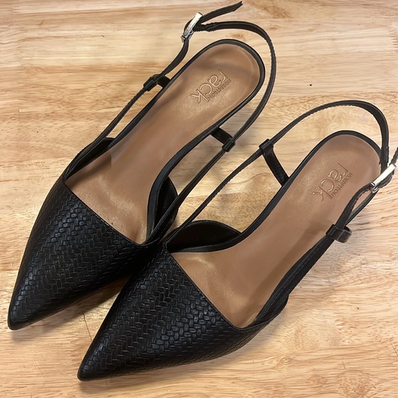 Nordstrom Black Palmer Slingback Heels 7.5 - Picture 5 of 15